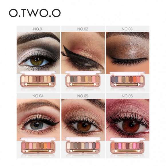 Тени O.TWO.O Rose Gold 9 цветов 18g (9092) Тени O.TWO.O Rose Gold 9 цветов 18g (9092)