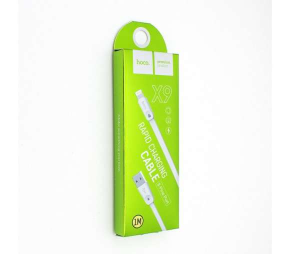 Кабель Hoco X9 Rapid charging Micro Cable  Lightning 1м White