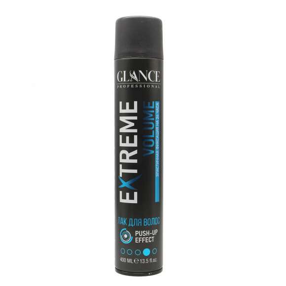 Лак для волос Glance Professional Extreme Volume Push-Up Effect 400 ml