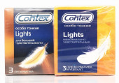Презервативы Contex Lights особо тонкие (3 шт. в упаковке) Презервативы Contex Lights особо тонкие (3 шт. в упаковке)