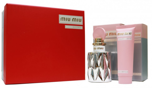 Подарочный набор Miu Miu Fleur D'argent Eau De Parfum Absolue - Духи 100 ml + Крем для рук 75 ml