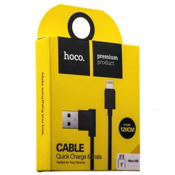 КАБЕЛЬ USB HOCO CABLE QUICK CHARGE & DATA ДЛЯ APPLE UPL11 120 СМ