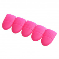 Силиконовые колпачки для снятия гель-лака (5шт)