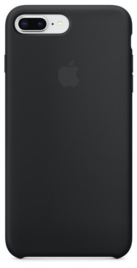 Силиконовый чехол для iPhone 7/8 Plus -Черный (Black)