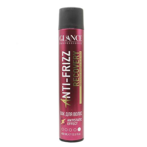 Лак для волос Glance Professional Anti-Frizz Antistatic Effect 400 ml