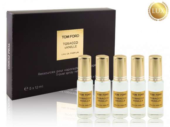 Парфюмерный набор Tom Ford "Tobacco Vanille" edp  for women 5 x 12 ml