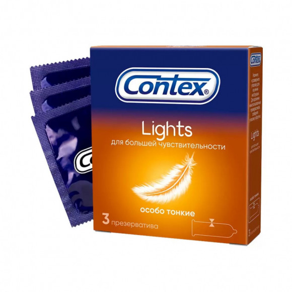 Презервативы Contex Light 3 шт. в упаковке