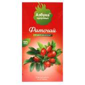 Фиточай Азбука Здоровья "С шиповником", 20х2g