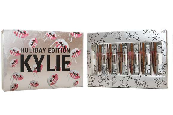Жидкая помада KYLIE HOLIDAY EDITION Серебро (12 оттенков)