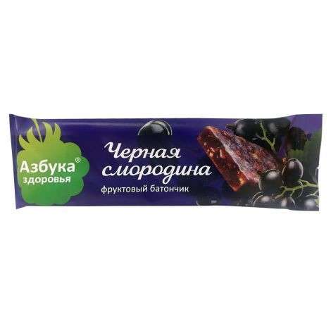 Азбука Здоровья батончик Фрутилад фруктовый черная смородина, 30g