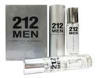 Парфюмерная вода 3*20 ml Carolina Herrera "212 Men"