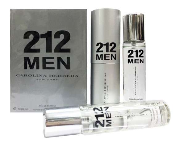 Парфюмерная вода 3*20 ml Carolina Herrera "212 Men"
