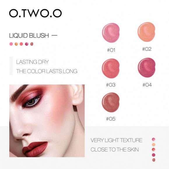 Жидкие румяна O.TWO.O Blush Liquid 15g (арт. 6061) Жидкие румяна O.TWO.O Blush Liquid 15g (арт. 6061)