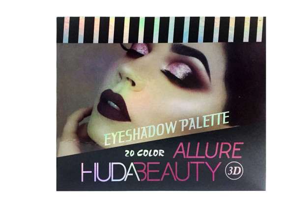 Тени HudaBeauty "ALLURE eyeshadow palette 3D" 20 color Тени HudaBeauty "ALLURE eyeshadow palette 3D" 20 color