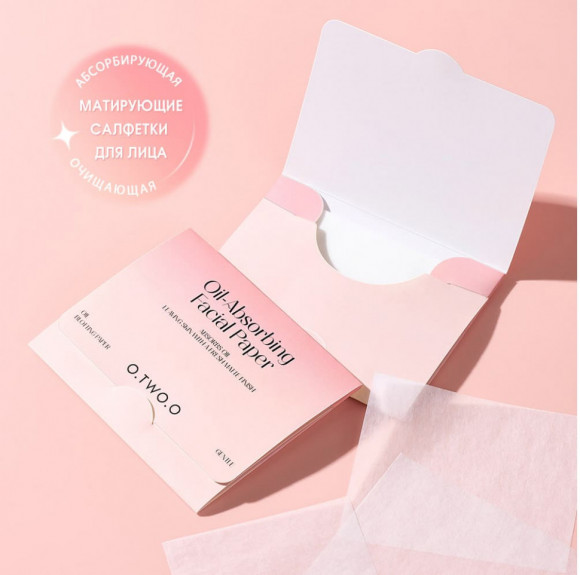 SN026 O.TWO.O Матирующие салфетки для лица 30шт