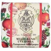 Мыло La Florentina Soap Pomegranate and Red Grape с экстрактами граната и красного винограда