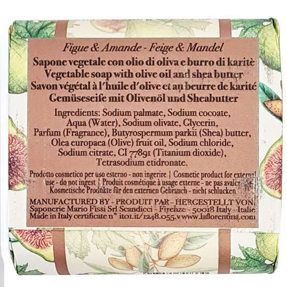Мыло La Florentina Soap Fig and Almond с экстрактами инжира и миндаля Мыло La Florentina Soap Fig and Almond с экстрактами инжира и миндаля