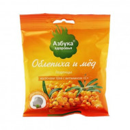 ABC леденцы на основе трав с витамином С Облепиха и мед, 60g ABC леденцы на основе трав с витамином С Облепиха и мед, 60g