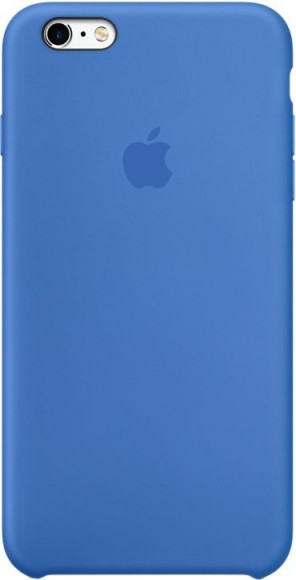 Силиконовый чехол для Айфон 6/6s -Cиний (Bright Blue)