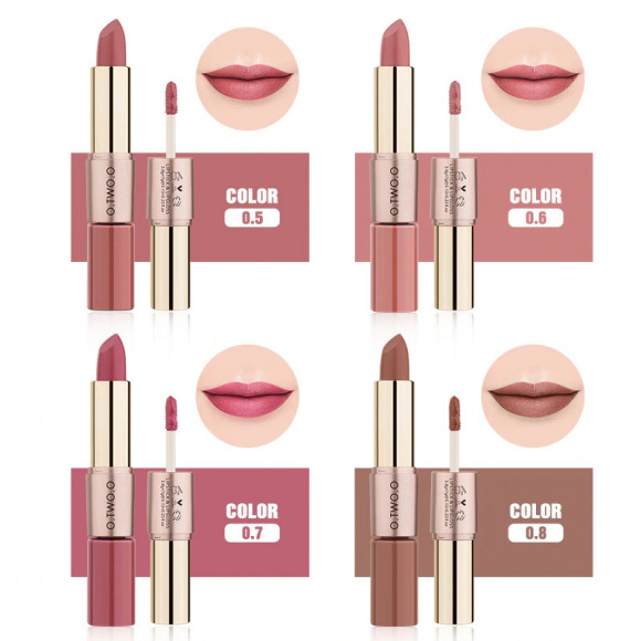Матовая губная помада O.TWO.O Rose Gold 2in1 3.5g Цвет №05 арт. N9107