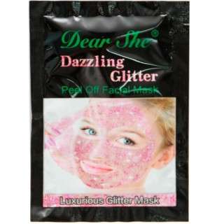 Маска для лица Dear She Dazzling Glitter Peel Off Facial Mask - розовая