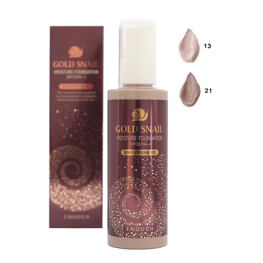 Тональный крем Enough Gold Snail Moisture Foundation 100 ml купить в ...