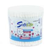SoftLife ватные палочки круглая банка 200 шт.