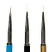 Набор кистей для дизайна ногтей (3шт.) OU