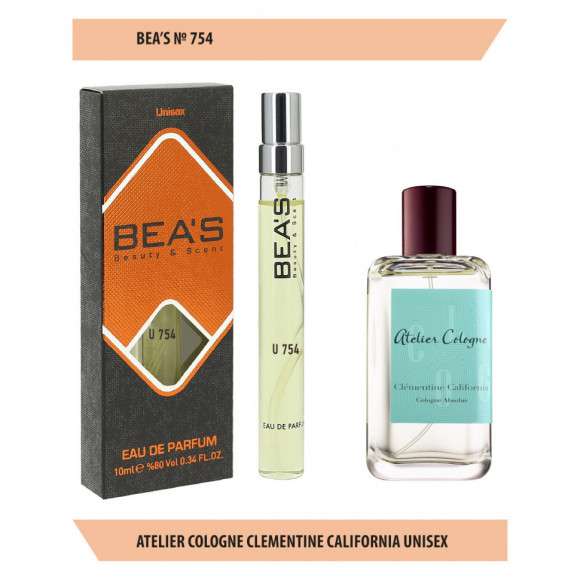 Компактный парфюм Beas U 754 Atelier Cologne Clementine California unisex 10 ml Компактный парфюм Beas U 754 Atelier Cologne Clementine California unisex 10 ml