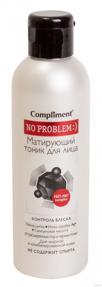 Compliment No problem Матирующий тоник для лица контроль блеска 200 ml ...