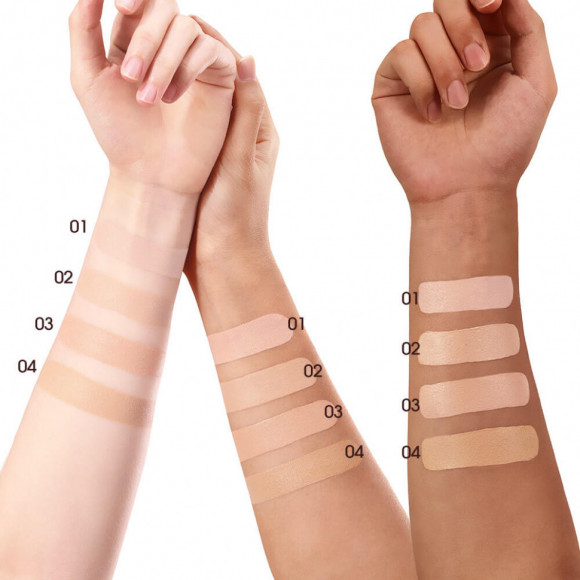 O.TWO.O Крем-кушон с сетчатой текстурой арт. HC008  #02 - Теплая слоновая кость O.TWO.O Крем-кушон с сетчатой текстурой арт. HC008  #02 - Теплая слоновая кость