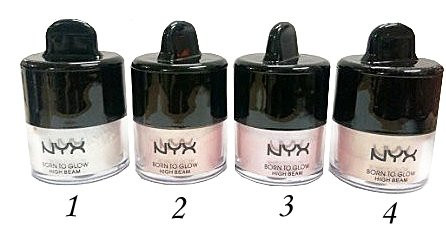 Рассыпчатый Хайлайтер с пуховкой NYX Bornto Glow High Beam 7g