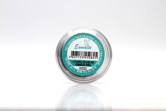 Ресницы Esmalte в банке A-0.15 - 12мм 1гр. Шелк