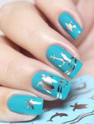 Слайдер дизайн Esmalte F 059 серебро Слайдер дизайн Esmalte F 059 серебро