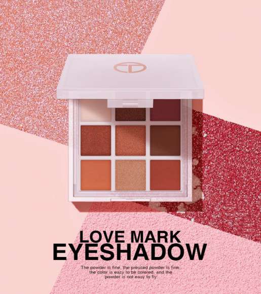 Тени для век 9 цветов O.TWO.O арт. YJ001 №01 10 g. Тени для век 9 цветов O.TWO.O арт. YJ001 №01 10 g.