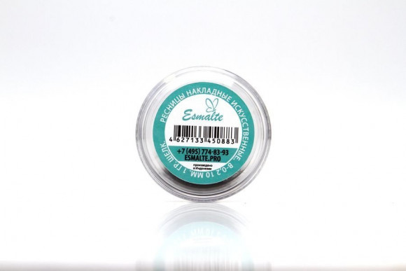 Ресницы Esmalte в банке B-0.2 - 10мм 1гр. Шелк