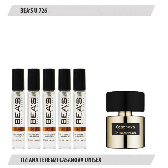 Парфюмерный набор Beas Tiziana Terenzi Casanova Unisex 5*5 ml U 726