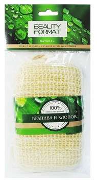 Мочалка брус из крапивы и хлопка