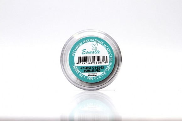 Ресницы Esmalte в банке B-0.2 - 12мм 1гр. Шелк