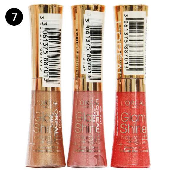 Блеск для губ Loreal Glam Shine (3шт)