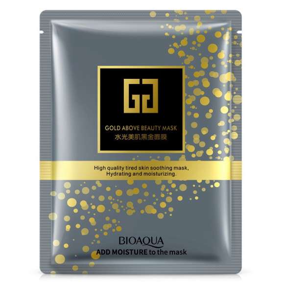 Тканевая маска с золотом Gold above Beauty Mask  BioAqua (0611)