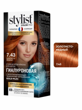 Стойкая крем-краска для волос Stylist Color Pro Тон 7.43 Золотисто-Медный 115 ml