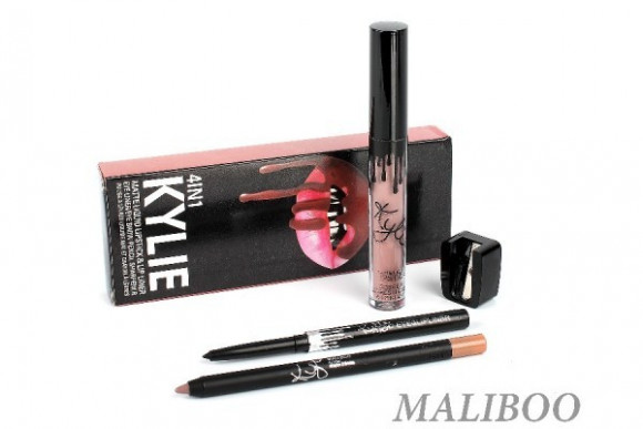 Kylie 4in1 карандаши для губ и глаз + жидкая помада + точилка (упаковка - 12 шт)