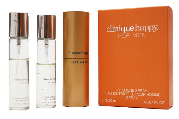 Туалетная вода 3*20 ml Clinique Happy for men