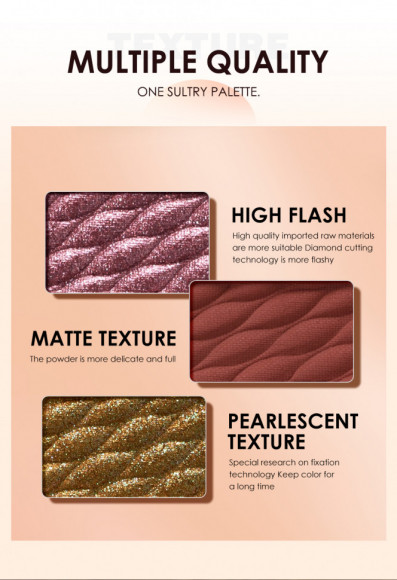 Палитра теней для век 8 цветов O.TWO.O арт. SC021 #03 10 g.