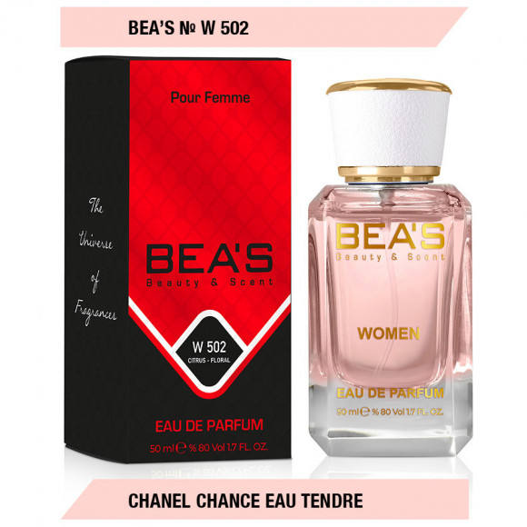 Парфюм Beas Chanel Chance Eau Tendre 50 ml edt for women арт. W 502 Парфюм Beas Chanel Chance Eau Tendre 50 ml edt for women арт. W 502