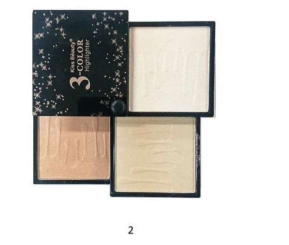 Хайлайтер Kiss Beauty 3 цвета (15g)