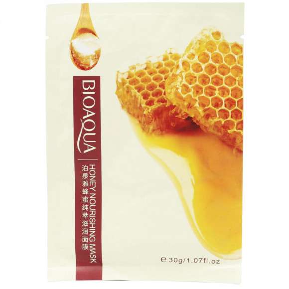 Тканевая маска для лица с экстрактом меда Bioaqua Honey Nourishing Mask арт. 2720