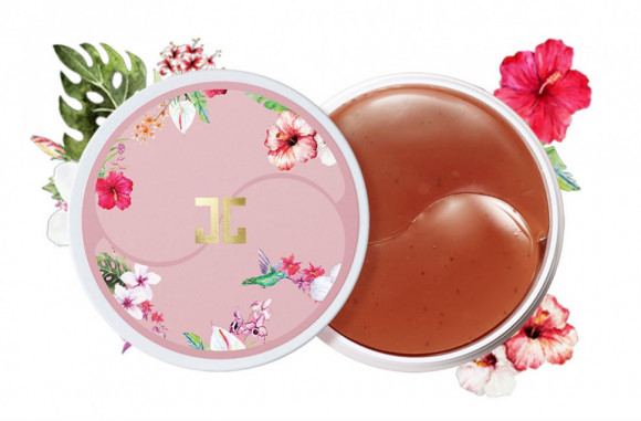 Гидрогелевые патчи с цветами гибискуса Jayjun Cosmetic Roselle Tea Eye Gel Patch 60 шт.