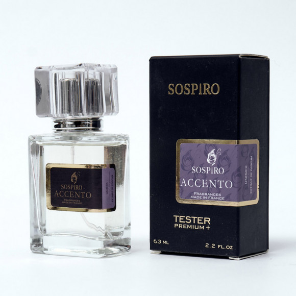 Тестер премиум+ Sospiro Accento unisex 63 ml